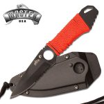 MASTER USA RED CORD NECK KNIFE - MU-1121RD
