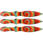 Perfect Point Rainbow Throwing Knife Set - PP-116-3TD - Image 2