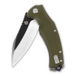 QSP Snipe 4.75" Flipper Folding Pocket Knife with Ball Bearing, D2 Blade G10 Handle, Left/Right Clip for EDC - Image 17