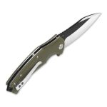 QSP Snipe 4.75" Flipper Folding Pocket Knife with Ball Bearing, D2 Blade G10 Handle, Left/Right Clip for EDC - Image 14
