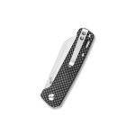 QSP Knives Penguin Folding Knife 3.06" D2 Sheepsfoot Blade, OD Carbon fibre overlay G10 Handles - QS130-E - Image 12