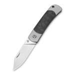 QSP Falcon Slip Joint Knife Titanium/Carbon Fibre 3" CPM S35VN, satin finish Blade. Comes W/ Premium Leather Sheath - UK FRIENDLY CARRY KNIFE - Image 16