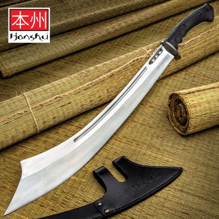 HONSHU WAR SWORD AND SHEATH - HIGH CARBON STEEL BLADE, TPR HANDLE, STAINLESS STEEL GUARD - LENGTH 30” - UC3123S