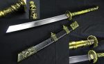 Hand Forged Spring Steel Kangxi War Sabre - Fully Functional