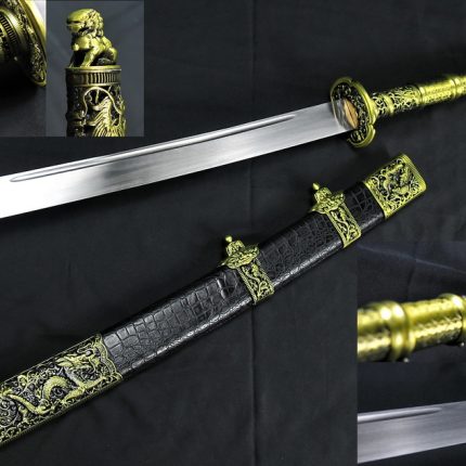 Hand Forged Spring Steel Kangxi War Sabre - Fully Functional