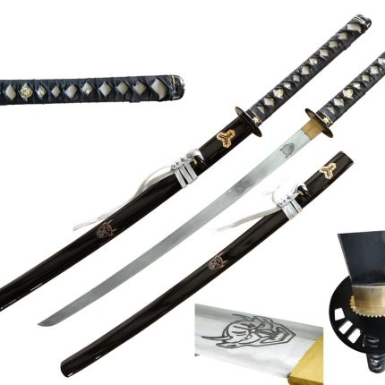 RYUJIN Premium Hand Forged Kill Bill - 'Bills' Samurai Sword Replica Movie Katana Devil Head Engraved Blade - T64028-1