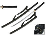 Ryujin Tactical Hand Forged 41? 1045 Carbon Steel Samurai Sword with Leather weave Sheath w/ Shoulder Strap - T64029 - Image 2