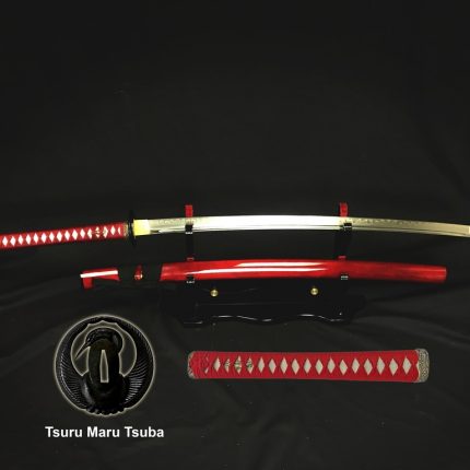 Ryujin Hand Forged Crane Katana - 1095 Hand Forged Shinogi Zukuri Samurai Sword