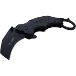 TAC FORCE -ASSISTED OPENING KNIFE BLACK STEALTH FOLDING KARAMBIT - TF-1020BK - Image 4
