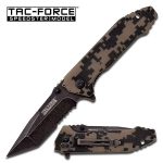 Tac- CAMO Force Flipper Knife - TF-852DG