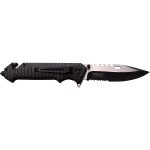 TAC FORCE ASSIST FOLDING KNIFE, TWO-TONE HALF-SERRATED BLADE, SURVIVAL FOLDER - TF-916BK - Image 2