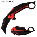 TAC FORCE - FLIPPER QUICK OPENING KARAMBIT PANTHER DESIGN KNIFE - TF-983RD