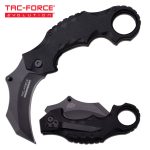 TAC FORCE EVOLUTION - FLIPPER ASSISTED OPENING KARAMBIT KNIFE - TFE-A021-BK