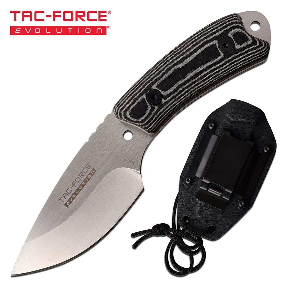TFE-FIX001-BK Tac-Force Evolution Fixed Blade Knife - TFE-FIX001-BK - Image 1
