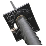 Ten Ryu Hand Forged Ninja / Shinobi Sword High Carbon Damascus Steel Blade - BLACKOUT VERSION - TR-017BD - Image 3