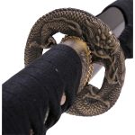 Ten Ryu Hand Forged Dragon Samurai Sword High Carbon Steel Blade - TR-036BK – BLADE NOT FINISHED TO OUR STRANDARDS – - Image 2