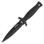 Combat Commander Black Boot Knife With Shoulder Sheath - UC2657