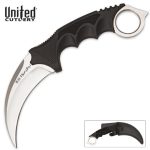 Honshu Karambit Silver Boot Knife With Sheath - UC2786