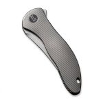 WE Knife Co. Mini Synergy Tanto Knife Gray Titanium (3" Stonewash) - 2012A - Image 14