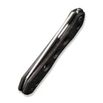 WEKNIFE Vision R Manual Thumb Knife Tiger Stripe Pattern Flamed Titanium Handle (3.54" Silver Bead Blasted CPM 20CV Blade) WE21031-6 - - Image 8