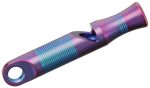 We Knife Company A-05A Life Saver 120dB Titanium Whistle, Blue and Purple