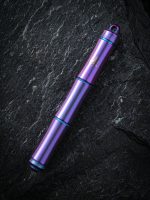 We Knife Company Syrinx Titanium Screw Cap Pen - Purple - TP-04D