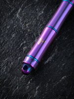 We Knife Company Syrinx Titanium Screw Cap Pen - Purple - TP-04D - Image 6