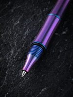 We Knife Company Syrinx Titanium Screw Cap Pen - Purple - TP-04D - Image 7