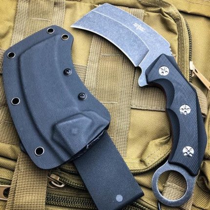 S-TEC 8 1/2? Broad Head Karambit w/ G10 Composite Handle - T226141