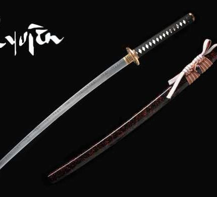 Ryujin 65mn Spring Steel Choji Tsunami Katana / Samurai sword