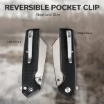 CIVIVI Amirite Flipper & Thumb Stud & Button Lock Knife G10 Handle (3.48" Nitro-V Blade) C23028-2 - Image 6