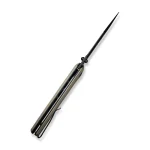 CIVIVI Bhaltair Flipper & Thumb Stud Knife Tan Coarse G10 Handle (3.98" Black 14C28N Blade) C23024-2 - Image 12