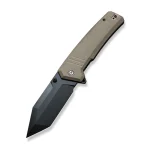 CIVIVI Bhaltair Flipper & Thumb Stud Knife Tan Coarse G10 Handle (3.98" Black 14C28N Blade) C23024-2 - Image 7
