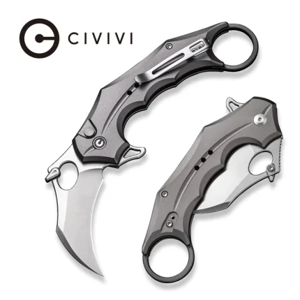 CIVIVI Incisor II Button Lock Knife Aluminum Handle (2.02" Nitro-V Blade) C16016B-3