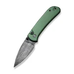CIVIVI Qubit Button Lock Knife Aluminum Handle (2.98" Damascus Blade) C22030E-DS1 - Image 3