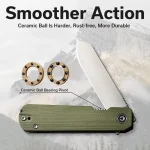 CIVIVI Sendy Flipper Knife / Multitool G10 Handle (2.83" Nitro-V Blade) C21004B-1 - Image 2