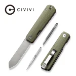 CIVIVI Sendy Flipper Knife / Multitool G10 Handle (2.83" Nitro-V Blade) C21004B-1