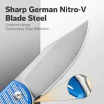 CIVIVI Stormhowl Flipper & Button Lock Knife Aluminum Handle (3.3" Nitro-V Blade) C23040B-2 - Image 2