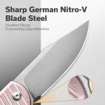 CIVIVI Stormhowl Flipper & Button Lock Knife Aluminum Handle (3.3" Nitro-V Blade) C23040B-3 - Image 5