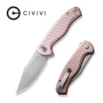 CIVIVI Stormhowl Flipper & Button Lock Knife Aluminum Handle (3.3" Nitro-V Blade) C23040B-3