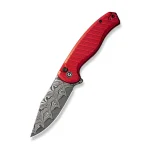 CIVIVI Stormhowl Flipper & Button Lock Knife Aluminum Handle (3.3" Damascus Blade) C23040B-DS1 - Image 8