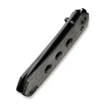 CIVIVI Vision FG Thumb Stud Knife Dark Green Canvas Micarta Handle (3.54" Black Nitro-V Blade) C22036-3 - Image 8