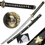 Ten Ryu Hand Forged Tri-Blossom Katana - MAZ-023F