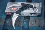 Silver Honshu Karambit With Shoulder Harness Sheath - UC2977 - Image 5