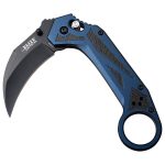 Elite Tactical Rapid Lock Knife with Blue and Black Aluminium Handle - 1029BL - Image 4