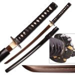Ten Ryu Hand Forged Copper Tone Folded-Steel Katana -TR-026