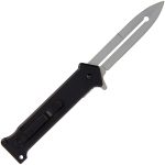Folding Knife Pocket Knife - Black and Satin Linerlock Lock - 309BS - Image 5