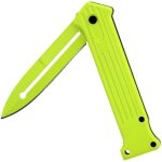 Folding Knife Pocket Knife – Vibrant Yellow Linerlock Lock Knife – 309YL - Image 2