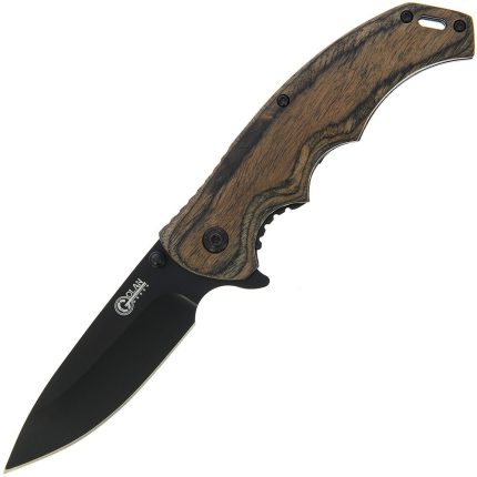 Golan Folding Knife with Pakkawood Grey Handle - GOL-541-GY