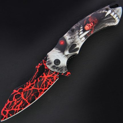 Fantasy Sheepsfoot Lock Knife Red - GOL-931RD